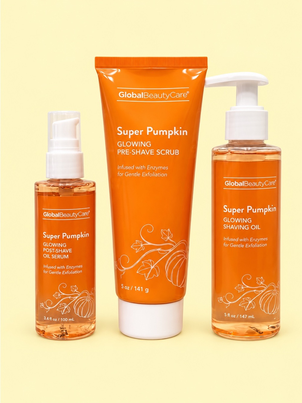 Global Beauty Care Super Pumpkin Glowing Pre-Shave